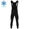 Set Fietsshirt Lange Mouw + Lange Koersbroek 2025 Arkea-B B Hotels Winter Thermal Fleece Rood