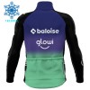 Set Fietsshirt Lange Mouw + Lange Koersbroek 2025 Baloise Glowi Lions Winter Thermal Fleece Groente