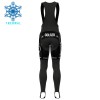 Set Fietsshirt Lange Mouw + Lange Koersbroek 2025 Baloise Glowi Lions Winter Thermal Fleece Groente