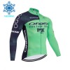 Wielershirt 2026 Orbea Factory Lange Mouw Winter Thermal Fleece Groente