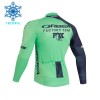 Wielershirt 2026 Orbea Factory Lange Mouw Winter Thermal Fleece Groente