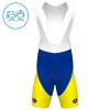 Fietsbroek Kort met Bretels 2025 Flanders Baloise Blauw Kids
