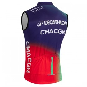 Fietsvest 2026 Decathlon CMA CGM Blauw