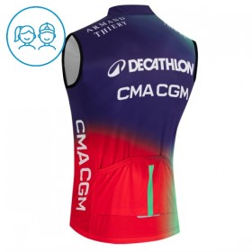 Fietsvest 2026 Decathlon CMA CGM Blauw Kids