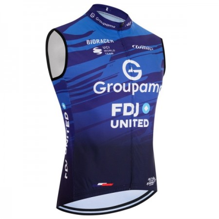 Fietsvest 2026 Groupama FDJ Blauw