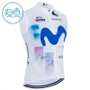 Fietsvest 2026 Movistar Team Wit Kids