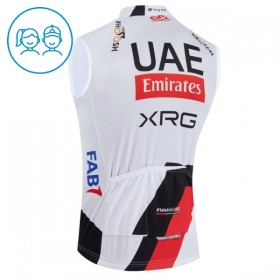 Fietsvest 2026 UAE TEAM EMIRATES XRG Wit Kids