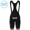 Set Fietsshirt + Korte Koersbroek 2025 Baloise Glowi Lions Blauw Kids