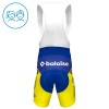 Set Fietsshirt + Korte Koersbroek 2025 Flanders Baloise Wit Kids
