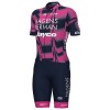 Set Fietsshirt + Korte Koersbroek 2025 Hagens Berman Jayco Roze