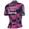 Set Fietsshirt + Korte Koersbroek 2025 Hagens Berman Jayco Roze