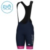 Set Fietsshirt + Korte Koersbroek 2025 Hagens Berman Jayco Roze Kids