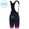 Set Fietsshirt + Korte Koersbroek 2025 Hagens Berman Jayco Roze Kids