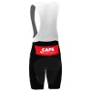 Set Fietsshirt + Korte Koersbroek 2025 Lotto Rood