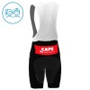 Set Fietsshirt + Korte Koersbroek 2025 Lotto Rood Kids
