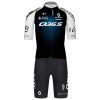 Set Fietsshirt + Korte Koersbroek 2025 Q36.5 Pro Cycling Team Zwart