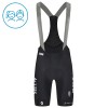 Set Fietsshirt + Korte Koersbroek 2025 Q36.5 Pro Cycling Team Zwart Kids