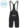 Set Fietsshirt + Korte Koersbroek 2025 Q36.5 Pro Cycling Team Zwart Kids