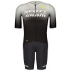 Set Fietsshirt + Korte Koersbroek 2025 Scott Sram Zwart