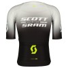 Set Fietsshirt + Korte Koersbroek 2025 Scott Sram Zwart