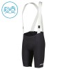 Set Fietsshirt + Korte Koersbroek 2025 Scott Sram Zwart Kids