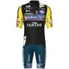Set Fietsshirt + Korte Koersbroek 2025 Solution Tech Vini Fantini Zwart