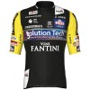 Set Fietsshirt + Korte Koersbroek 2025 Solution Tech Vini Fantini Zwart