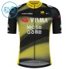 Set Fietsshirt + Korte Koersbroek 2025 Visma Lease A Bike Zwart Kids