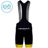 Set Fietsshirt + Korte Koersbroek 2025 X-Sauce Factory Team Zwart Kids
