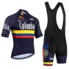 Set Fietsshirt + Korte Koersbroek 2026 Colombia Zwart