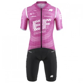 Set Fietsshirt + Korte Koersbroek 2026 EF Education Roze