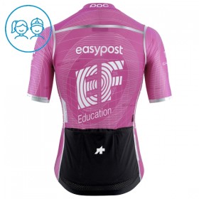 Set Fietsshirt + Korte Koersbroek 2026 EF Education Roze Kids
