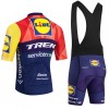 Set Fietsshirt + Korte Koersbroek 2026 Lidl-Trek Blauw