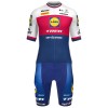 Set Fietsshirt + Korte Koersbroek 2026 Lidl-Trek Czech Champion Blauw