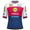 Set Fietsshirt + Korte Koersbroek 2026 Lidl-Trek Czech Champion Blauw