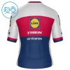 Set Fietsshirt + Korte Koersbroek 2026 Lidl-Trek Czech Champion Blauw Kids