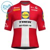 Set Fietsshirt + Korte Koersbroek 2026 Lidl-Trek Danish Champion Rood Kids