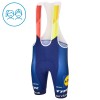 Set Fietsshirt + Korte Koersbroek 2026 Lidl-Trek Danish Champion Rood Kids