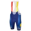 Set Fietsshirt + Korte Koersbroek 2026 Lidl-Trek US-American Champion Blauw