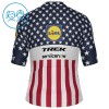 Set Fietsshirt + Korte Koersbroek 2026 Lidl-Trek US-American Champion Blauw Kids