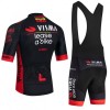 Set Fietsshirt + Korte Koersbroek 2026 Visma Lease A Bike Zwart