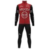 Set Fietsshirt Lange Mouw + Lange Koersbroek 2025 Arkea-B B Hotels Rood