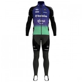 Set Fietsshirt Lange Mouw + Lange Koersbroek 2025 Baloise Glowi Lions Groente
