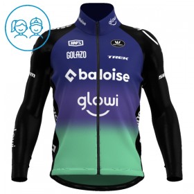 Set Fietsshirt Lange Mouw + Lange Koersbroek 2025 Baloise Glowi Lions Groente Kids