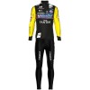 Set Fietsshirt Lange Mouw + Lange Koersbroek 2025 Solution Tech Vini Fantini Zwart
