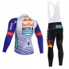 Set Fietsshirt Lange Mouw + Lange Koersbroek 2026 BORA-Hansgrohe Bull Rood Wit