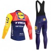 Set Fietsshirt Lange Mouw + Lange Koersbroek 2026 Lidl-Trek Blauw
