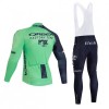 Set Fietsshirt Lange Mouw + Lange Koersbroek 2026 Orbea Factory Groente