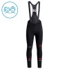 Set Fietsshirt Lange Mouw + Lange Koersbroek 2026 Tudor Pro Cycling Team Zwart Kids