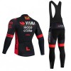 Set Fietsshirt Lange Mouw + Lange Koersbroek 2026 Visma Lease A Bike Zwart